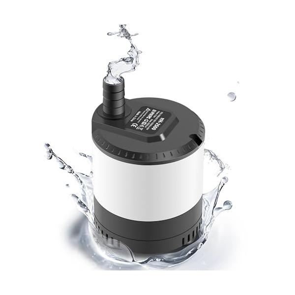 水中ポンプ 給水ポンプ 排水ポンプ 循環ポンプ 水槽ポンプ 電動ポンプ 噴水ポンプ ウォーターポンプ 底部入水式 2500L 100V 小型 静音設計 水耕栽培/