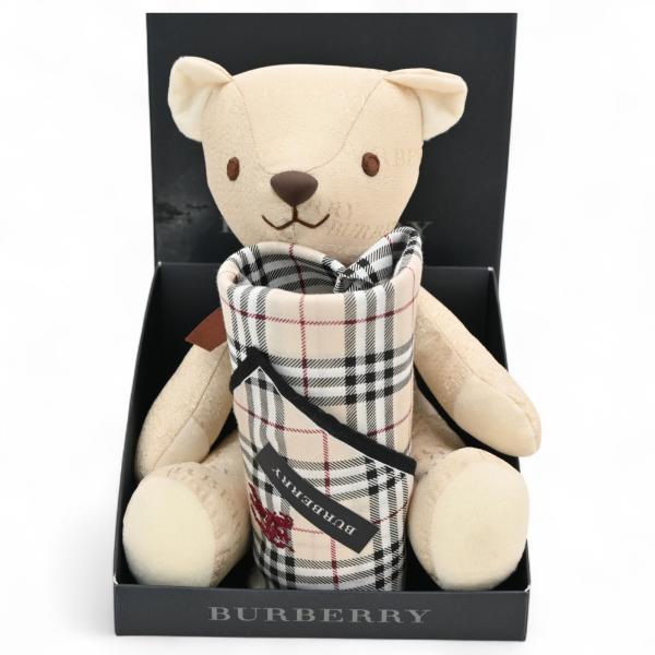 BURBERRY バーバリー テディベア ぬいぐるみ ハンカチ セット ロゴ