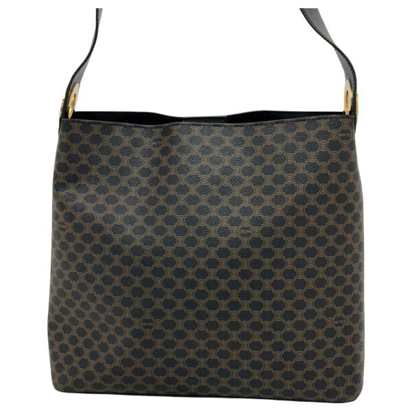 CELINE（セリーヌ） 【中古】セリーヌ マカダム柄 ショルダーバッグ