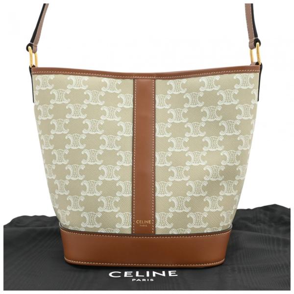 CELINE（セリーヌ） 【中古】セリーヌ トリオンフ スモールバケット