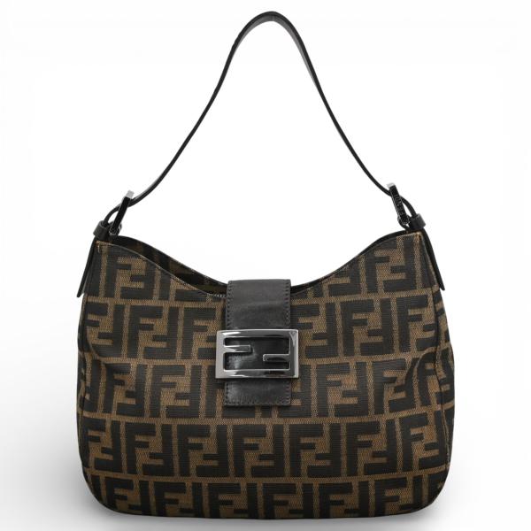 【レア】フェンディFENDI ショルダーバック FENDI（フェンディ） ズッカ ロゴ ショルダーバッグ Aランク fe4484gg