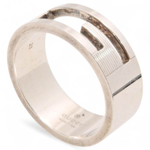 グッチ シルバー925 3連 リング 21号