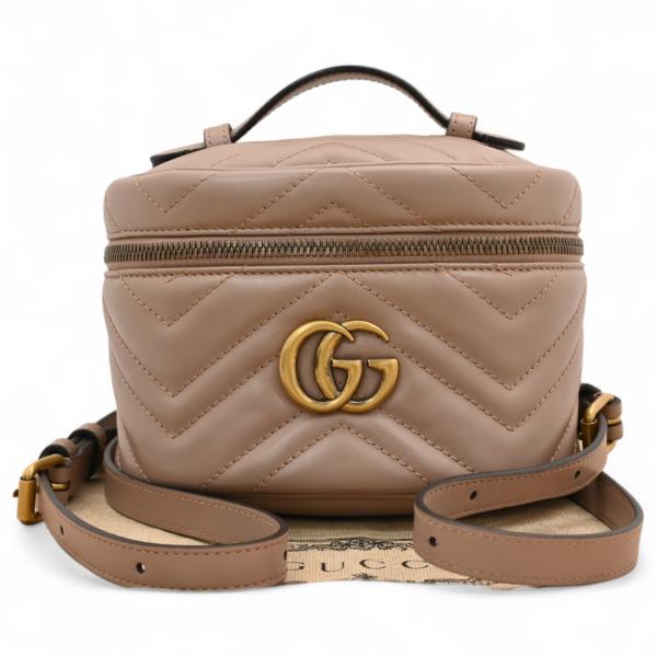 GUCCI グッチ GGマーモント リュックサック キルティングレザー