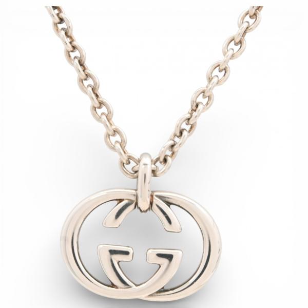 GUCCI（グッチ） インターロッキングG ペンダント ネックレス Bランク