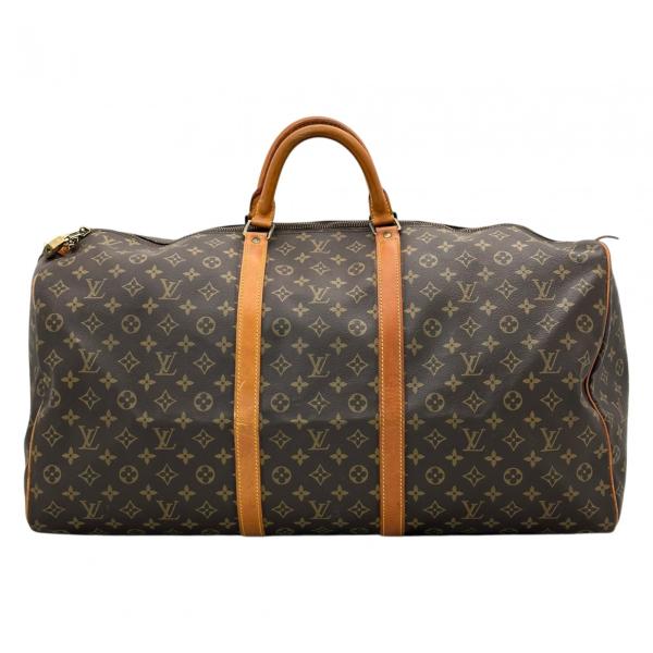 【中古】ルイヴィトン モノグラム キーポル60 ボストンバッグ 旅行鞄 トラベルバッグ Bランク lv5754gg