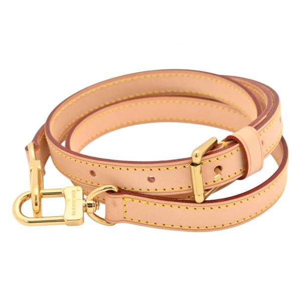 【中古】ルイヴィトン ヌメ革 ショルダーストラップ ゴールド金具 Aランク lv8827nf