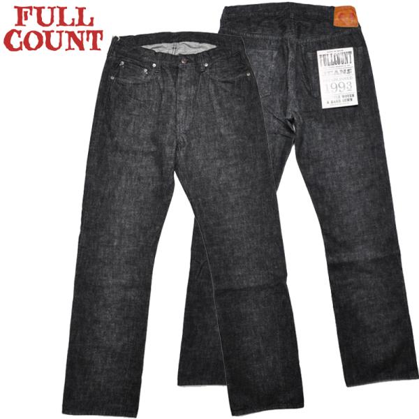 フルカウント FULLCOUNT デニム 1101BK Srtaight Black Selvedge Denim ブラック ジーンズ