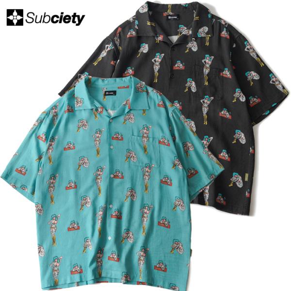 2026年発売 [美品]Subciety サブサエティ アロハシャツ サイズL first-stadium_150-22008