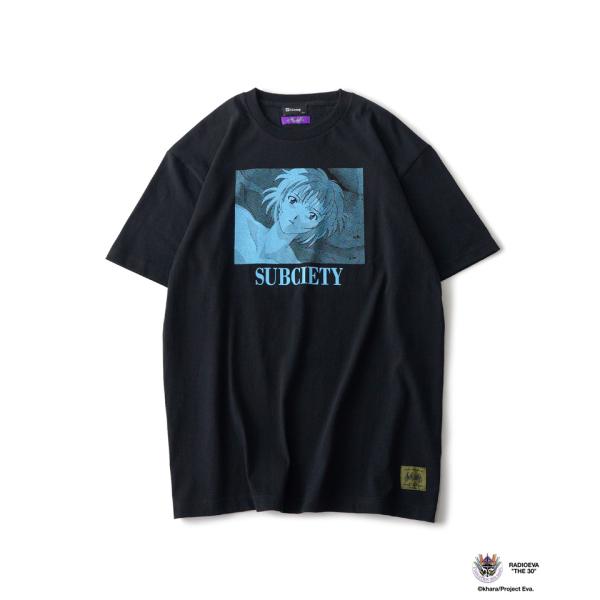 SUBCIETY サブサエティ Tシャツ エヴァンゲリオン DISC7 (REI) TEE 155-40002 コラボ サブサエティー