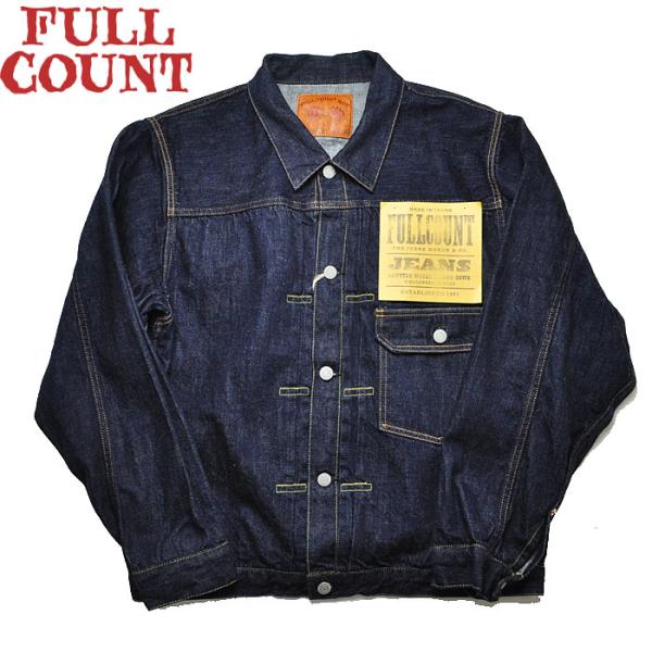 FULLCOUNT フルカウント デニムジャケット 2107SSW Type 1 Denim Jacket (Super Smooth)(One Wash)