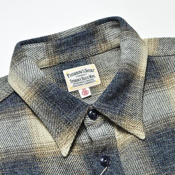 フェローズ　ネルシャツ　未使用 Pherrow's フェローズ ライトネル シャツ 25W-750WS-C チェック