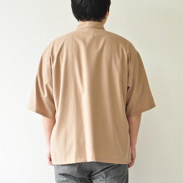 Iroquois（イロコイ） シャツ 50Sツイル ZIP UP シャツ ジップシャツ
