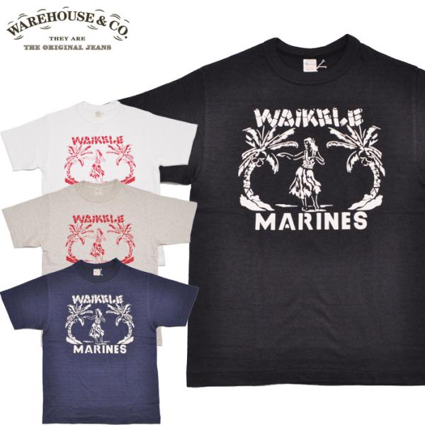 新品　ウエアハウス Lot 4601 WAIKELE WAREHOUSE（ウエアハウス） Tシャツ Lot 4601 WAIKELE 半袖 メンズ