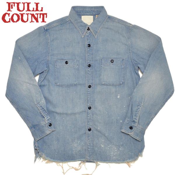 FULLCOUNT フルカウント シャツ 4890HW-24 Denim Work Shirt デニムワークシャツ