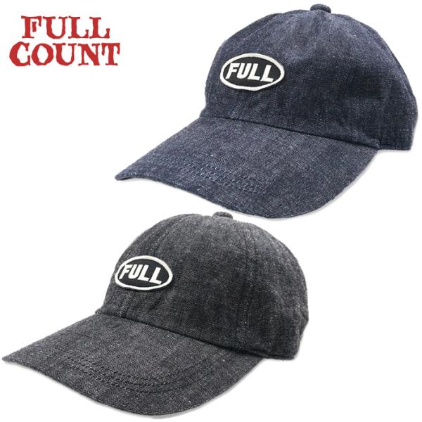FULLCOUNT フルカウント キャップ Black FULL Wappen Denim Cap 6770-26 デニムキャップ