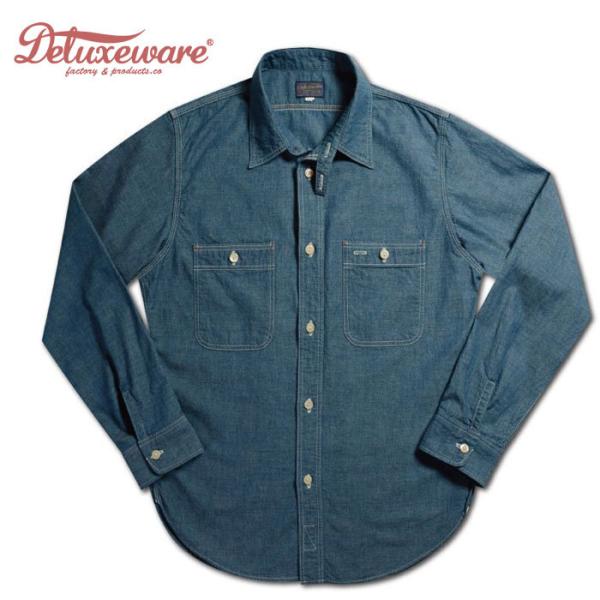 DELUXEWARE　7620 REAL VINTAGE WORK SHIRT first-stadium_7620zebra