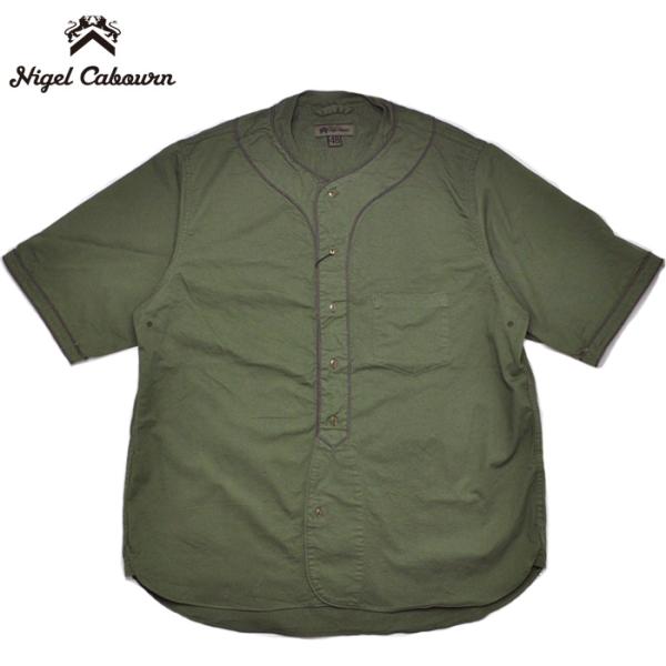 NIGEL CABOURN ナイジェルケーボン ベースボールシャツ S/S