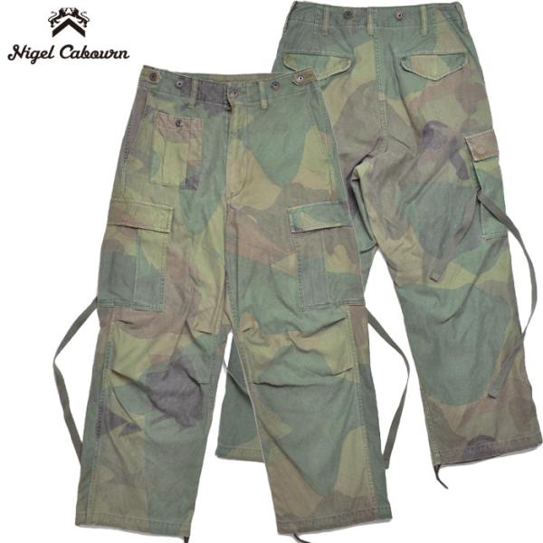 【希少】ナイジェルケーボン 迷彩ファティーグパンツ NIGEL CABOURN（ナイジェルケーボン） パンツ アーミーカーゴパンツ