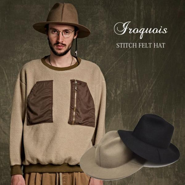 THE FACTORY MADE フェルトハット BRIM STITCH HAT THE FACTORY MADE ザファクトリーメイド フェルトハット【HEADS×THE