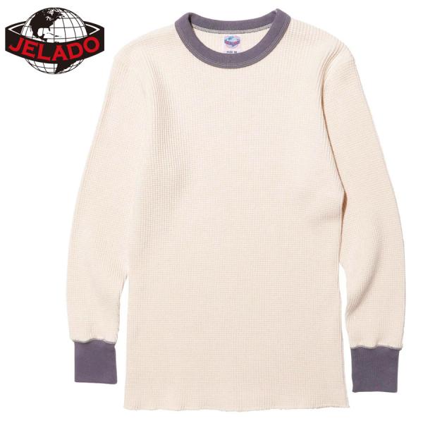 JELADO ジェラード サーマル Tシャツ Mega Thermal Crew Neck 2tone AB23210