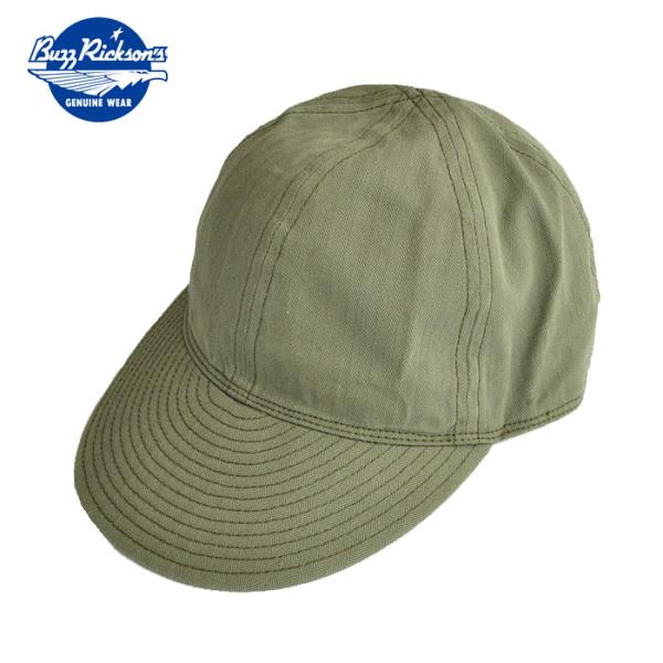 【新品】BUZZ RICKSON'S キャップ オリーブ size\