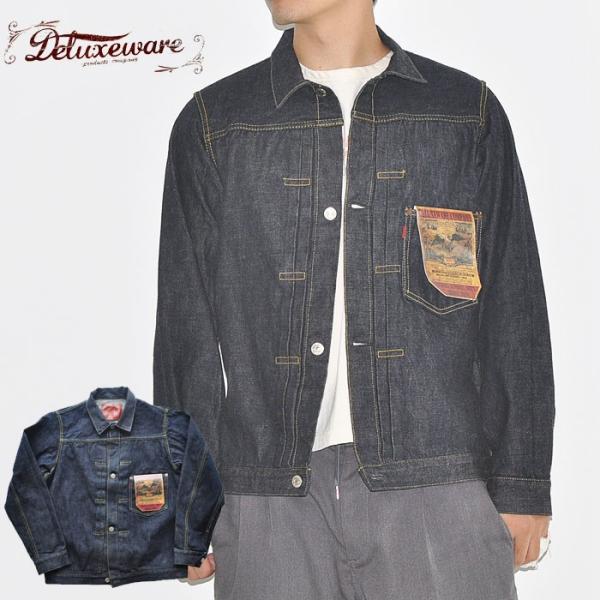 DELUXEWARE デラックスウエア DX046A-JK WW2 DENIM JACKT デニム DELUXEWARE デラックスウエア DX046A-JK WW2 DENIM JACKT デニム