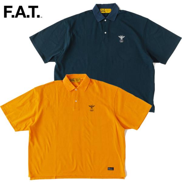 FAT　エフエーティー　ダークグリーン オーバーサイズポロシャツ FAT エフエーティー ダークグリーン オーバーサイズポロシャツ