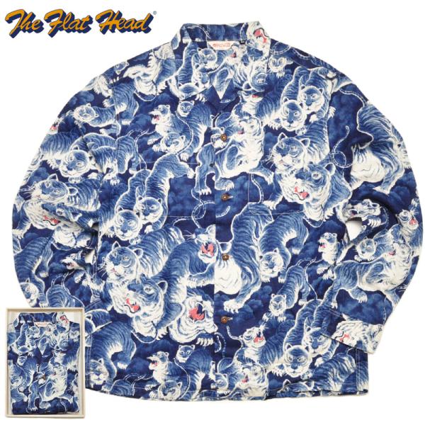 The Flat Head（フラッドヘッド） フラットヘッド アロハシャツ 百虎