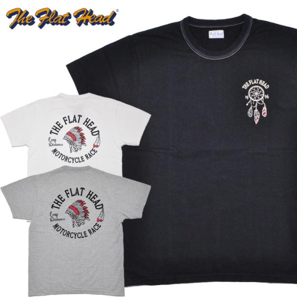 CLUB HARLEY × THE FLAT HEAD コラボTシャツ 40 フラットヘッド(FLAT HEAD) Tシャツ BIKERS&VINTAGE THC-204
