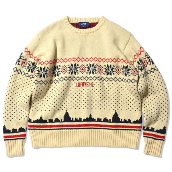 LFYT ニット セーター ラファイエット CITY SCAPE SWEATER LA220402