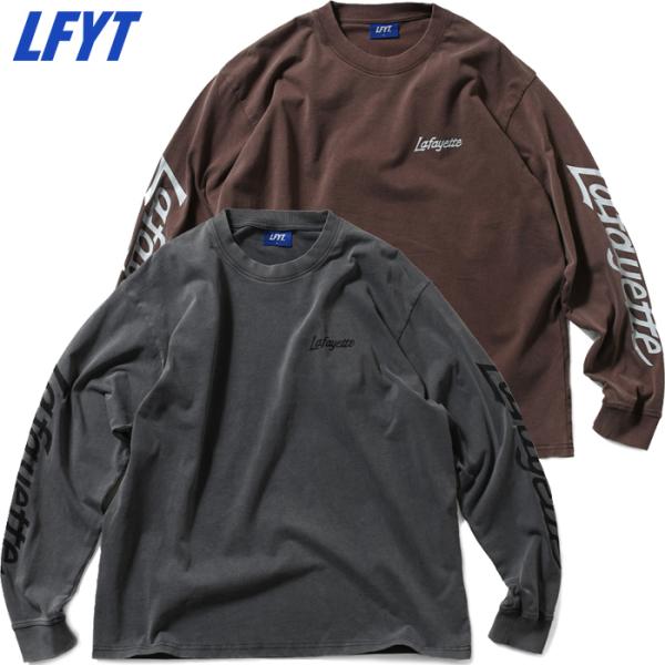 Lafayette（ラファイエット） LFYT Tシャツ SLEEVE LOGO WASHED L/S