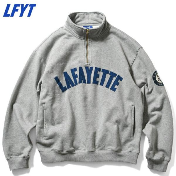 Lafayette（ラファイエット） LFYT スウェット ARCH LOGO HALFZIP