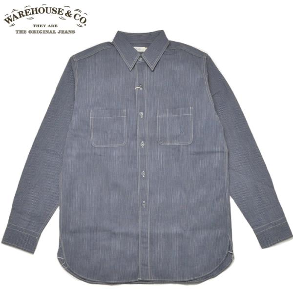 WAREHOUSE（ウエアハウス） シャツ Lot 3054 WIDE AWAKE STRIPE SHIRTS