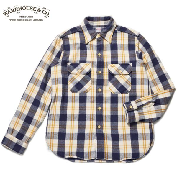 WAREHOUSE（ウエアハウス） ネルシャツ Lot 3104 FLANNEL SHIRTS B柄