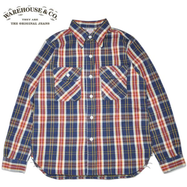 WAREHOUSE（ウエアハウス） ネルシャツ Lot 3104 FLANNEL SHIRTS C柄