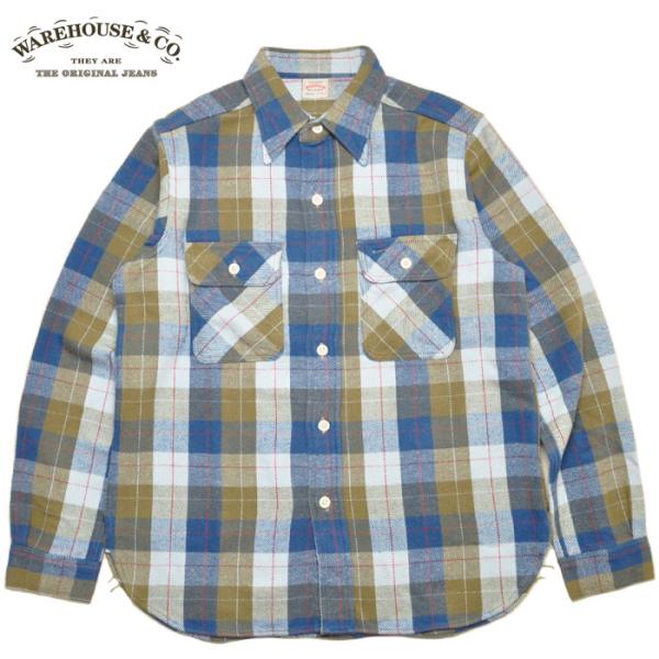 WAREHOUSE（ウエアハウス） ネルシャツ Lot 3104 FLANNEL SHIRTS E柄
