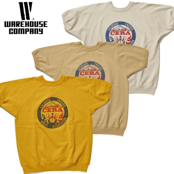 WAREHOUSE ウエアハウス 半袖スウェット Lot 4104 半袖 SW CERA セコハン