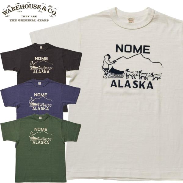 WAREHOUSE ウエアハウス Tシャツ Lot 4601 NOME 半袖 メンズ アメカジ