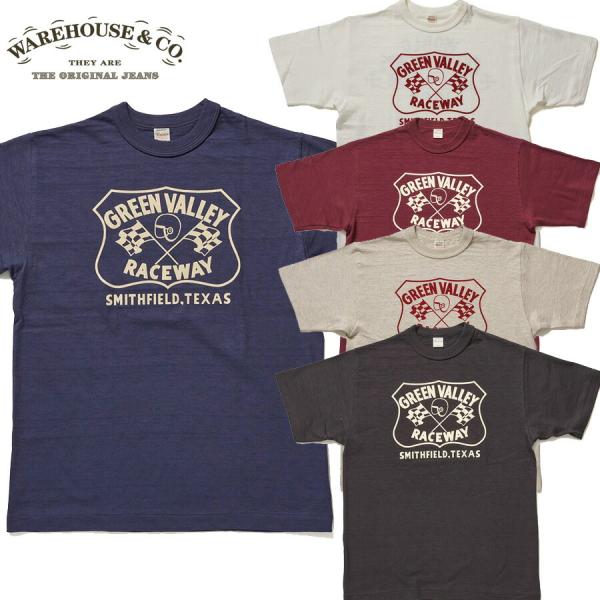 WAREHOUSE ウエアハウス Tシャツ Lot 4601 GREEN VALLEY メンズ 半袖