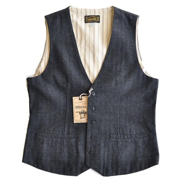 ORGUEIL オルゲイユ ベスト Workers Gilet ジレ メンズ OR-4142A
