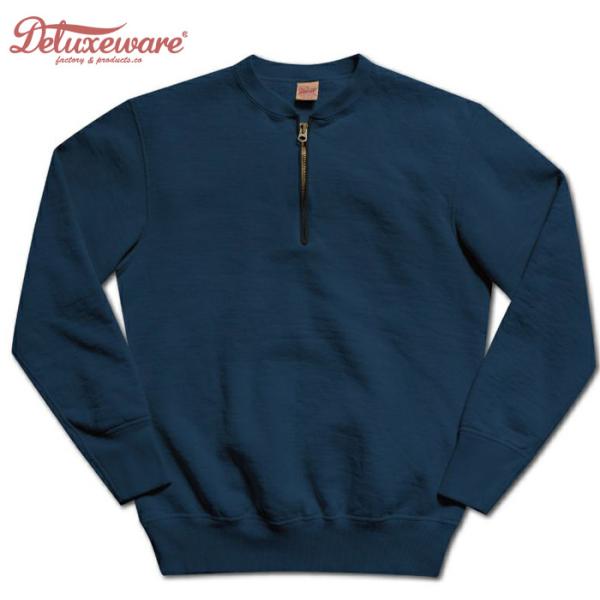 DELUXEWARE（デラックスウエア） スウェット S105-00 HALF ZIP SWEAT