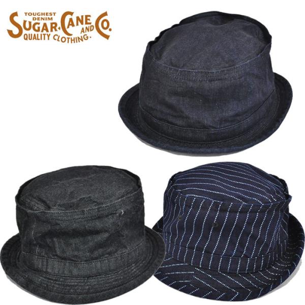 SUGAR CANE シュガーケーン ハット PORKPIE HAT SUGAR CANE シュガーケーン ポークパイハット SC02467 PORKPIE HAT