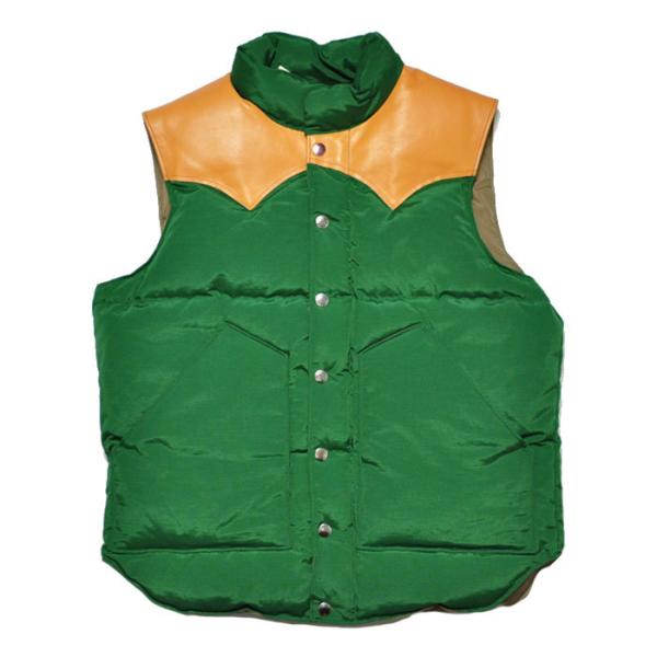 SUGAR CANE シュガーケーン レザーヨーク ダウンベスト メンズ SC12340