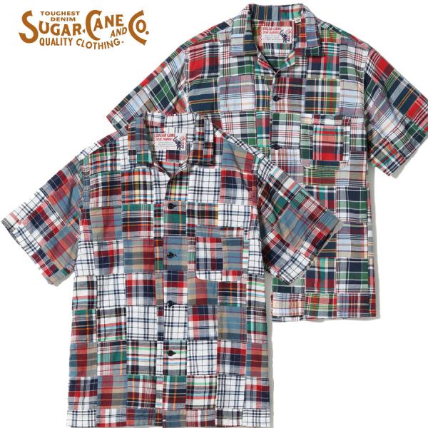 SUGAR CANE シュガーケーン シャツ SC39739 MADRAS CHECK PATCHWORK