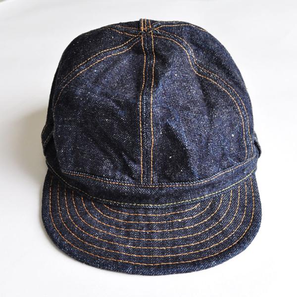 サムライジーンズ デニム × レザー キャスケット ワークキャップ 帽子 サムライジーンズ SAMURAI JEANS キャップ SJ201WC20-D デニムワーク
