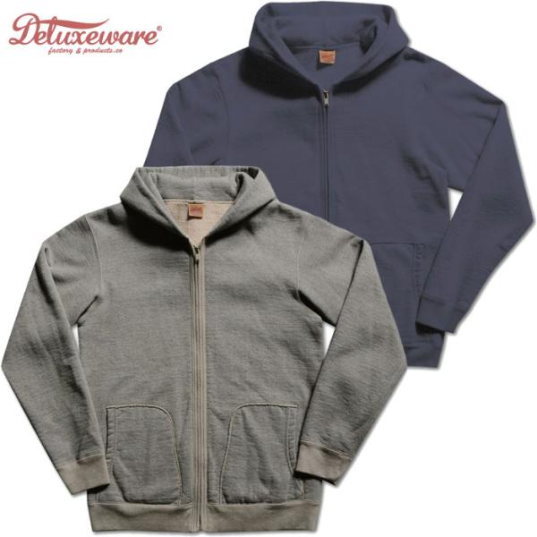 DELUXEWARE（デラックスウエア） パーカー SPZ-00 FULLZIP PARKA PLAIN