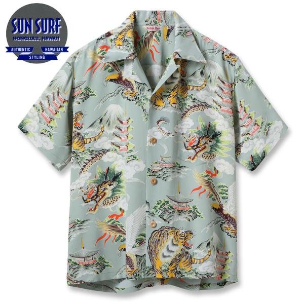 SUN SURF サンサーフ アロハシャツ SS39743 SUN SURF SPECIAL EDITION EAGLE TIGER DRAGON スペシャルエディション 2026年