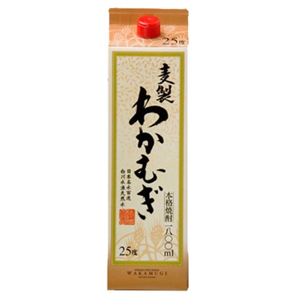 【通販 人気】 高千穂酒造 お酒の専門店 : 1800mlパック 25度 麦焼酎 若麦 刈干 焼酎