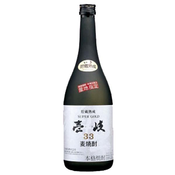 壱岐 スーパーゴールド33 樫樽貯蔵 麦焼酎 33度 720ml(33度) : お酒の