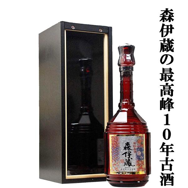 ■■【森伊蔵の最高級品！10年以上熟成の大古酒！】　森伊蔵　楽酔喜酒　長期熟成古酒　芋焼酎　25度　600ml(蔵純正豪華箱付き)